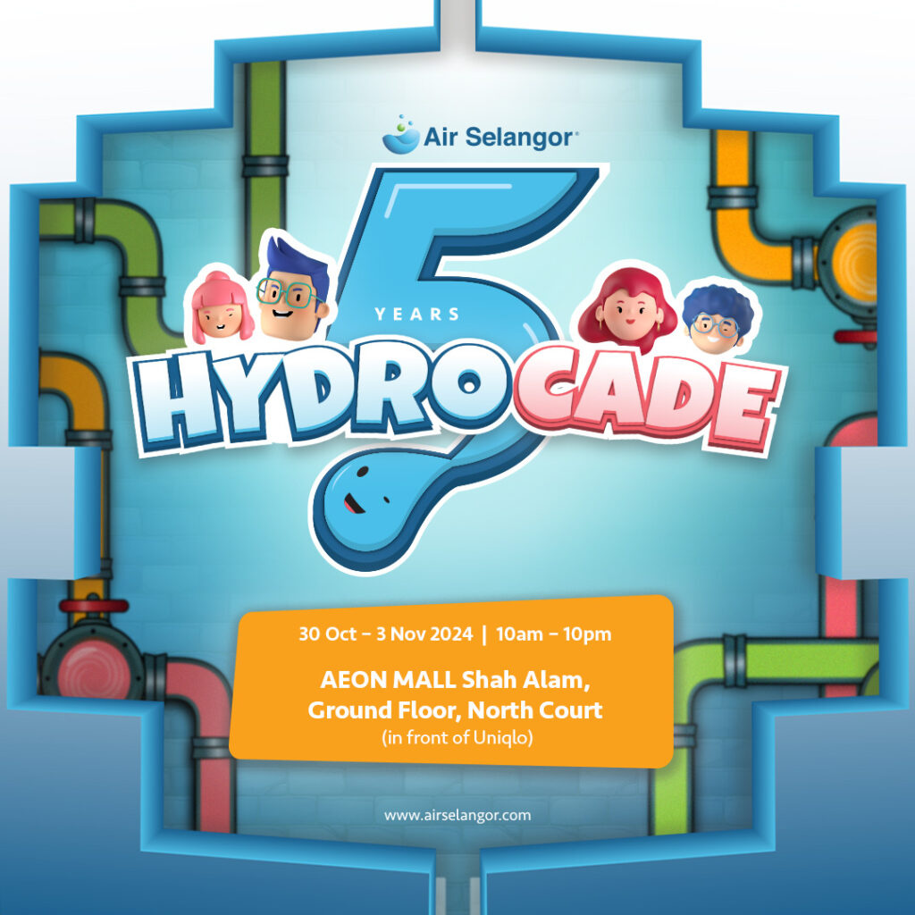 Air Selangor Raikan Ulang Tahun Kelima dengan Hydrocade Roadshow Penuh Aktiviti Menarik