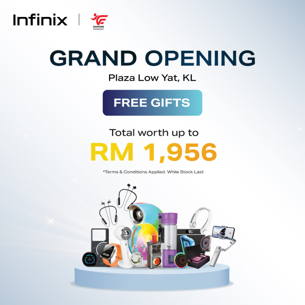 Infinix Debuts Its First Official Store in Malaysia at Plaza Low Yat, Offering Exclusive Launch Promotions