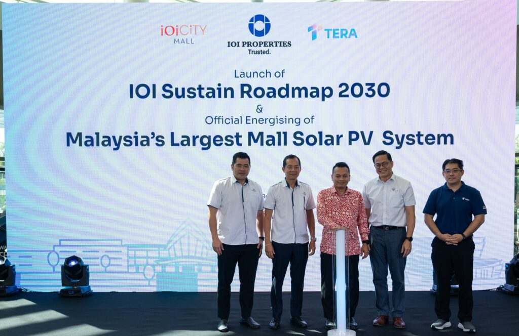 IOI Properties Group lancar Peta Hala Tuju Lestari IOI 2030, Menjana Tenaga Sistem PV Solar Atas Bumbung Pusat Beli-belah Terbesar di Malaysia