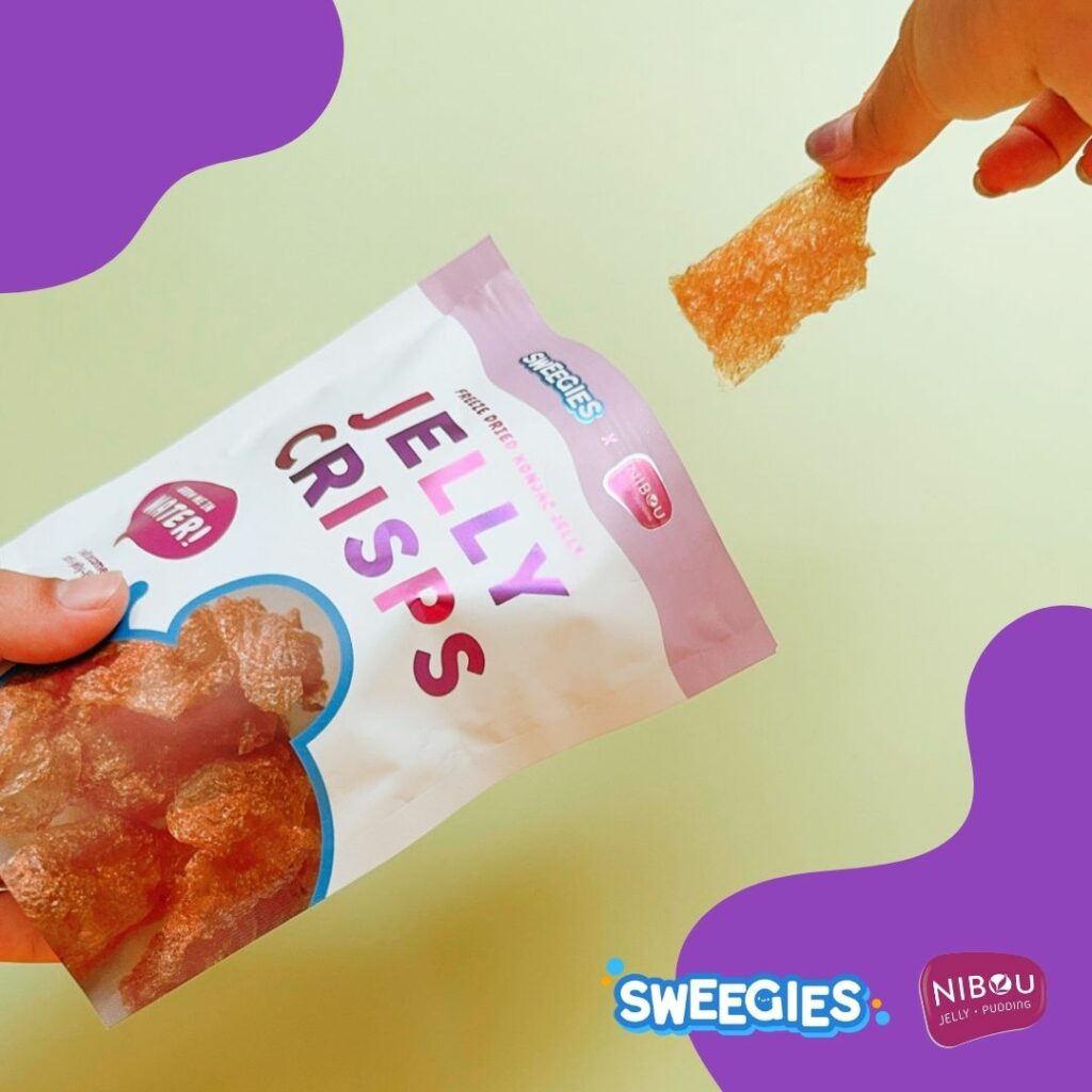 The Ultimate Fusion of Crunch and Chew Nibou and Sweegies Introduce Malaysia’s First Jelly Crisps!