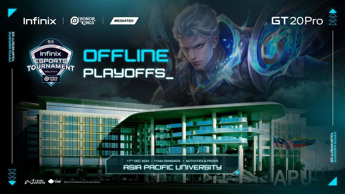 Infinix Esports Tournament S3 Playoffs With MediaTek & HOK to Crown University Champions on 17 December