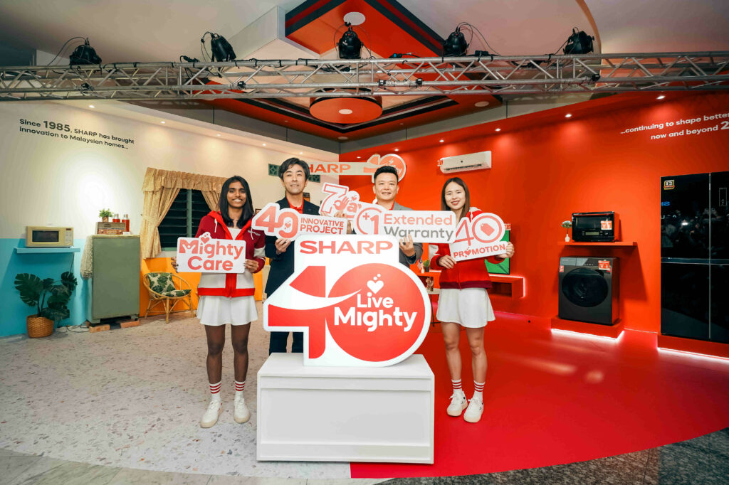 Sharp Malaysia Sambut Ulang Tahun ke-40 Dengan Kempen "Live Mighty" dan Peningkatan Perkhidmatan