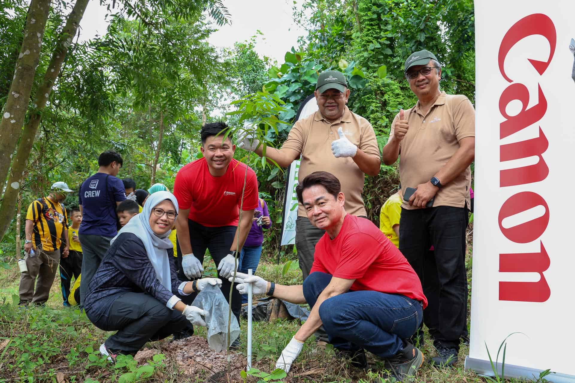 Canon Leads Greening and Inclusive Nature Programme at Malaysia’s Largest Urban Green Recreational Park