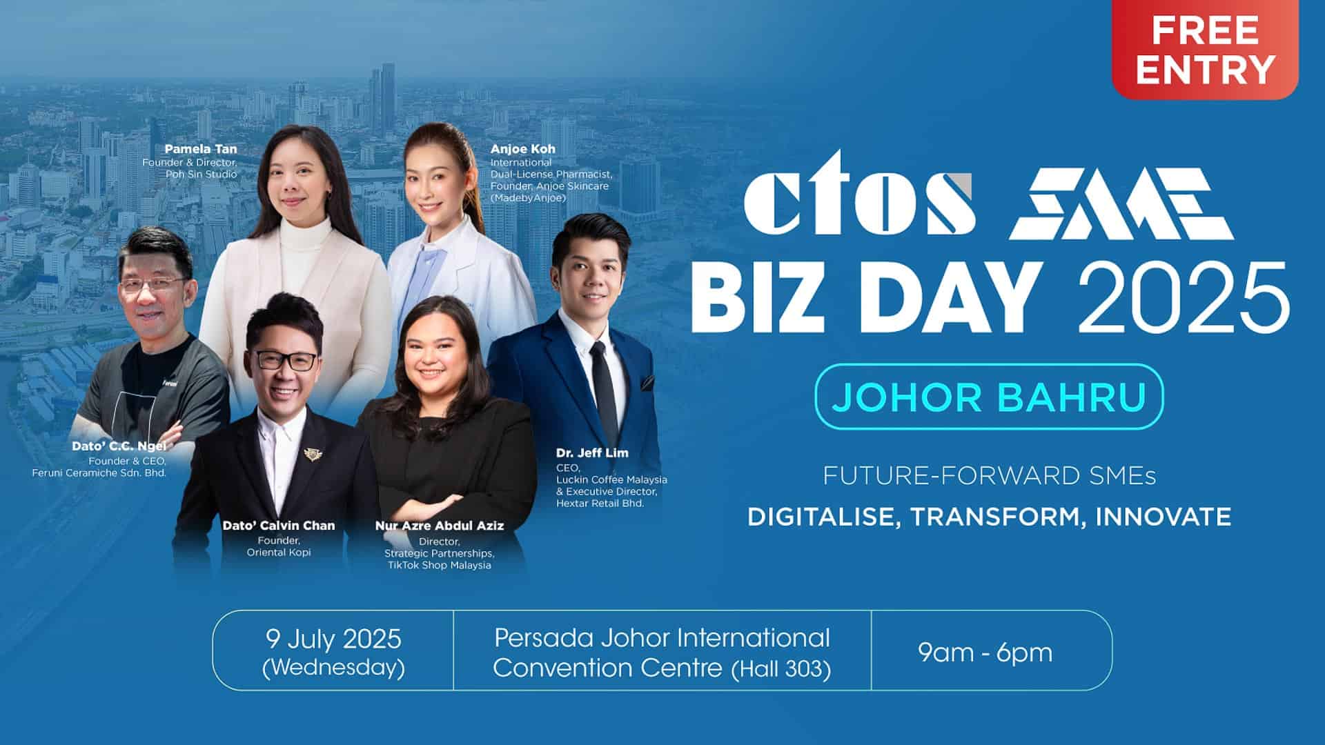 CTOS SME Biz Day Johor Perkasa Kesediaan PKS Untuk Bekembang di Rantau Ini