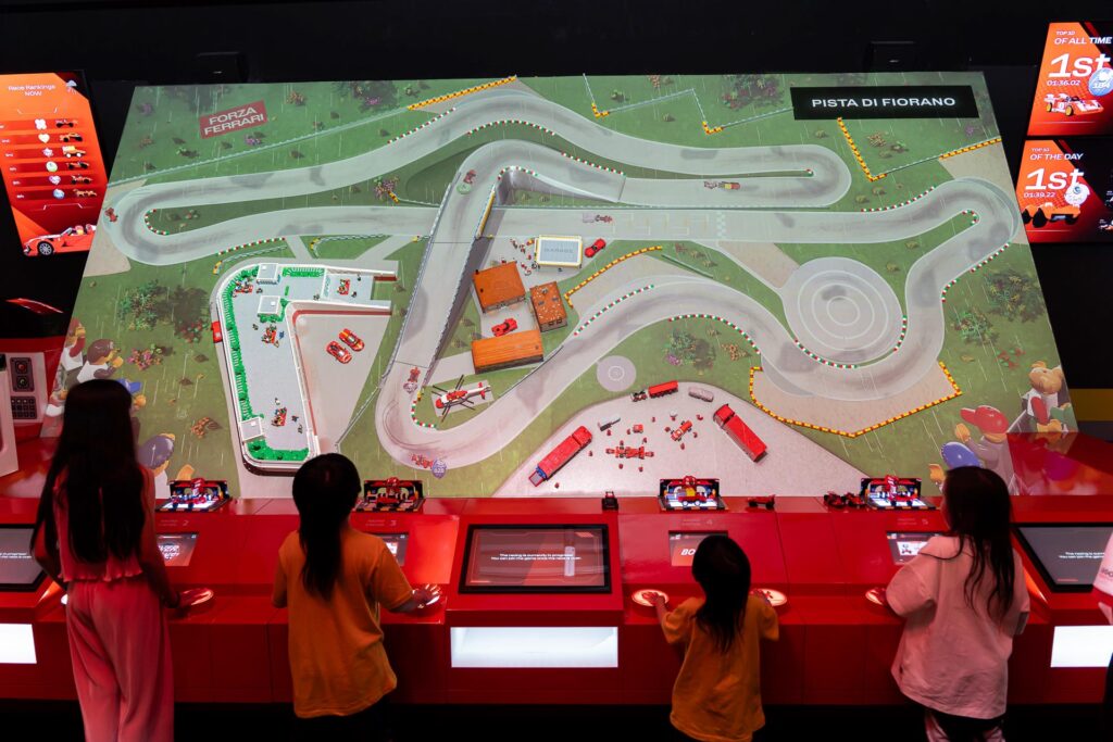 LEGO Ferrari Build & Race attraction
