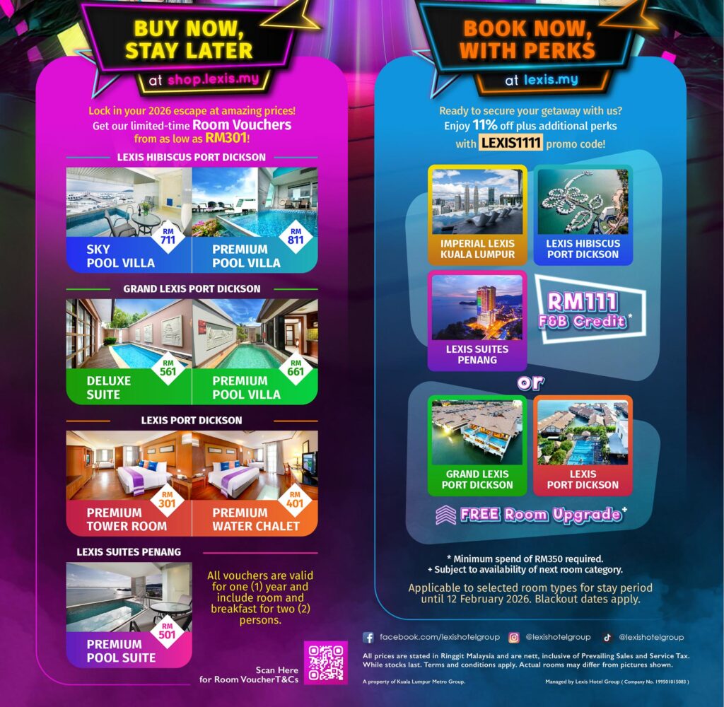 Lexis Hotel Group 11.11 Double Delights 2025